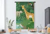 MuchoWow® Wandteppich Wandbehang Dschungel - Giraffe - Produktbild-Vorschau 3
