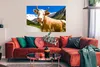 MuchoWow® Poster Kuh - Schnee - Alpen 120x80 cm - Bilder Produktbild-Vorschau 2