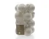 Baubles natalizi in vetro 3,5 cm 16 pezzi - bianco inverno Anteprima dell’immagine prodotto 4