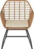 home24 Loungeset - 4-teilig - Polyrattan / Polyester - Produktbild-Vorschau 10