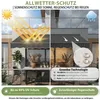 Gelenkarmmarkise 295 × 250 cm Markise mit Handkurbel Balkon Produktbild-Vorschau 7