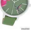 Oozoo orologio da polso in pelle verde Orologi da donna Anteprima dell’immagine prodotto 3