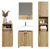 CALICOSY - Meuble sous vasque sur roulettes 2 portes L60 cm Voir les images du produit 25