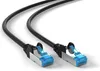 Patch kabel CAT 6A, S/FTP (PiMF), černý Náhled obrázku produktu 9
