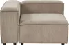 BELIANI Ecksessel Rechts Hellbraun Cord 1-Sitzer Produktbild-Vorschau 4