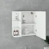 ML-Design zrcadlová skříňka do koupelny bílá 80x64x21cm, Náhled obrázku produktu 4