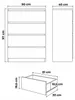 Kommode AVEN 97x90x40cm, weiß lackiert, 4 Schubladen, Produktbild-Vorschau 7
