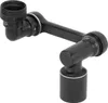 A black metal faucet extension arm with multiple joints. Náhľad obrázku produktu