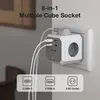 8-in-1 Wandwürfel-Steckdosenleiste EU-Stecker mit Schalter, Produktbild-Vorschau 4