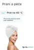Szybkoschnący turban frotte z włosiem w kolorze turkusowym, Podgląd zdjęcia produktu 6