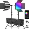 Neewer RGB660 Pro Set 2x LED RGB Světlo Panel + 2x Stativ Náhled obrázku produktu 6