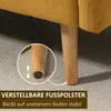 HOMCOM 2 Sitzer Sofa Couch mit 2 Wurfkissen gepolsterter Produktbild-Vorschau 6