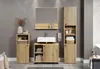 trendteam Bad Hochschrank Pure Bliss Evoke Eiche Melamin Produktbild-Vorschau 11
