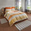 Traumschlaf Bettwäsche Biber Streifen orange 200x200 cm + Produktbild-Vorschau 2