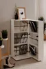Schuhschrank Satos | weiß | 50 cm x 110 cm x 34 cm Produktbild-Vorschau 13