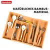 Bambusový zásobník na příbory Nevada Nastavitelný a Náhled obrázku produktu 3