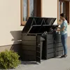 PPbin | Box na popelnice 3x120L Antracit Odolný Pevný Náhled obrázku produktu 15