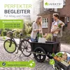 Juskys Fahrradanhänger 90 Liter - für 40 kg Zuladung - Produktbild-Vorschau 6