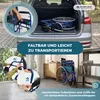 Rollstuhl Faltbar Mobiclinic Sitzfläche 46 cm Handbremse Produktbild-Vorschau 4