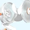 Mini Ventilator mit Clip, 360° Grad Drehung Kleiner USB Produktbild-Vorschau 3