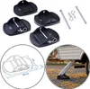 Wohnwagen Stützplatten 4er Set 180x140 mm Stützfuß Produktbild-Vorschau 2