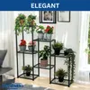 DanDiBo Étagère à fleurs indoor Métal Noir 6 niveaux 96578 Voir les images du produit 9