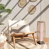 LED Stehlampe Außen Solar Rattan Arley Natürlich Produktbild-Vorschau 4