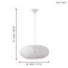 Campilo Lampe à suspendre Ø 45cm Blanc Voir les images du produit 10