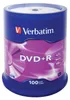 1x100 Verbatim DVD+R 4,7GB 16x Speed, matt silver Voir les images du produit 1