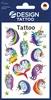 AVERY Zweckform ZDesign Kids Tattoos "Einhorn" 1 Blatt à 10 Produktbild-Vorschau 1