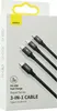 Baseus Rapid Series 3-in-1 USB Type-C Cable  PD 20W 1.5m Anteprima dell’immagine prodotto 17