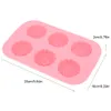 6 slotů DIY Mooncake Mold Cake Ice Cream Mýdlo Making Mould Náhled obrázku produktu 7