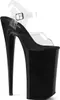 BEYOND-008 Uni Sandale von Pleaser, Transparent Schwarz Produktbild-Vorschau 1