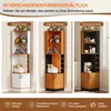 Mobiletto espositivo Flieks, 182 cm di altezza, con ripiano Anteprima dell’immagine prodotto 11