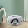 Letto rotondo a tunnel per gatti, confortevole casetta a Anteprima dell’immagine prodotto 8