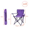 3.12 # 2er Pack # Campingstuhl in lila - 2 Stück Produktbild-Vorschau 2