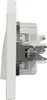Side view of a white electrical connector. Anteprima dell’immagine prodotto