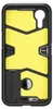 The back of a black and yellow phone case. Produktbild-Vorschau