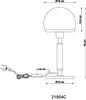 Globo Lighting Tischleuchte Metall Nickel matt, 1x E27 Produktbild-Vorschau 11