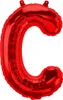 Palloncino in foil lettera C, rosso, 40 cm circa, da Anteprima dell’immagine prodotto 1