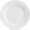 A white plate on a white background. Produktbild-Vorschau