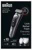 Braun BeardTrimmer BT9420, Omyvatelný, Baterie, Černá, Šedá Náhled obrázku produktu 2