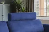 KAWOLA Kopfstütze MALTA Stoff blau Produktbild-Vorschau 1