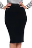 Gonna - Gonna da donna taglia 2XL/3XL - Gonna midi nera - Anteprima dell’immagine prodotto 4