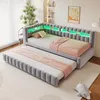Letto imbottito Flieks 90x200cm con letto estraibile Anteprima dell’immagine prodotto 2