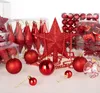 DEUBA® Weihnachstkugeln 102tlg Ø 3-6cm Kunststoff matt Produktbild-Vorschau 6