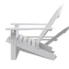vidaXL Chaise de jardin en bois blanc Voir les images du produit 8