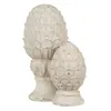 Clayre & Eef Decorazione Cono in abete Ø 10x18 cm Pietra Anteprima dell’immagine prodotto 2