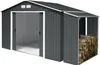 DURAMAX Holzunterstand 182 x 74 x 162 cm, Metall, anthrazit Produktbild-Vorschau 6