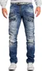 Cipo & Baxx Herren Regular Fit Jeans Stonewashed CD491 Blue Produktbild-Vorschau 1